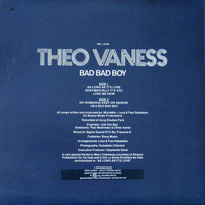 Theo Vaness - Bad Bad Boy 1979 - Quarantunes