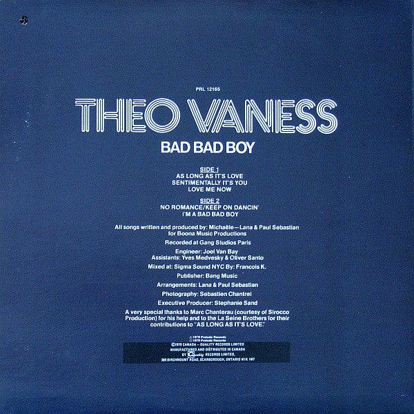 Theo Vaness - Bad Bad Boy 1979 - Quarantunes