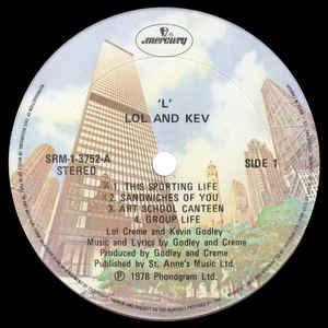 Lol And Kev (Godley & Creme) - L 1978 - Quarantunes
