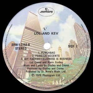 Lol And Kev (Godley & Creme) - L 1978 - Quarantunes