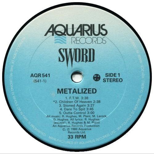 Sword - Metalized 1986 - Quarantunes