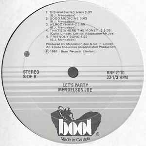 Mendelson Joe - Let's Party 1981 - Quarantunes