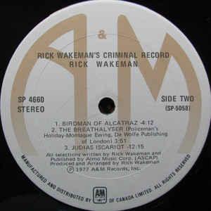 Rick Wakeman - Criminal Record 1977 - Quarantunes