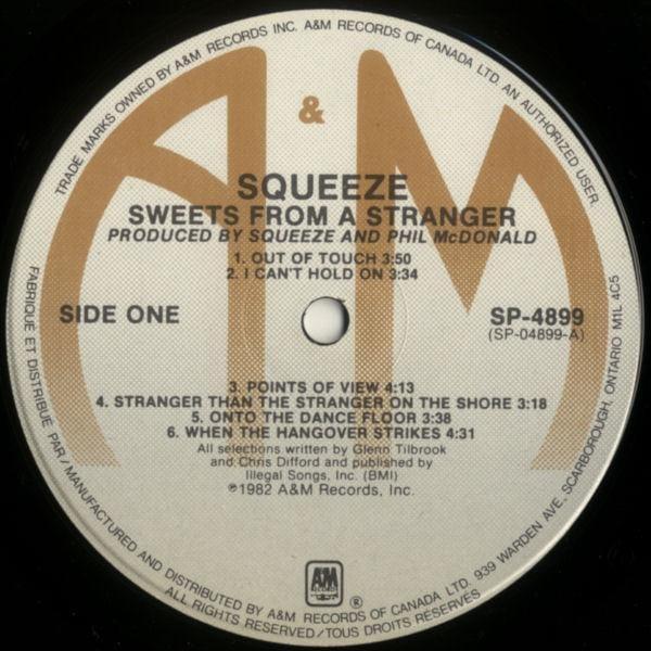 Squeeze - Sweets From A Stranger 1982 - Quarantunes