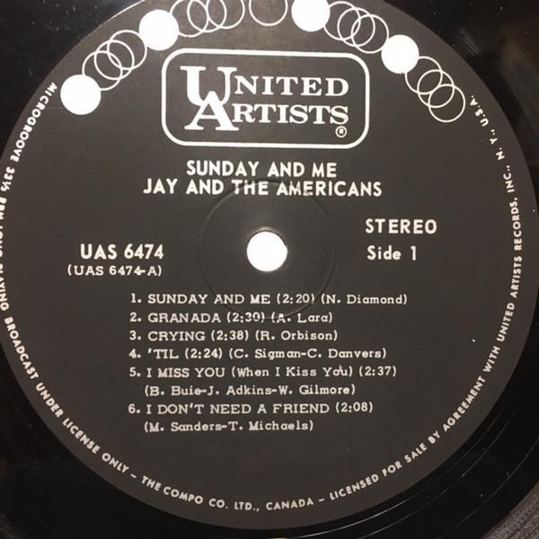 Jay & The Americans - Sunday And Me 1966 - Quarantunes