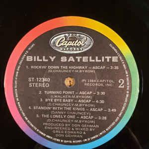 Billy Satellite - Billy Satellite 1984 - Quarantunes