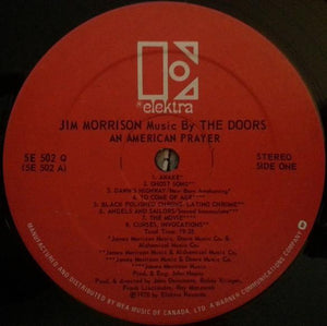 Jim Morrison Music By The Doors - An American Prayer - Quarantunes