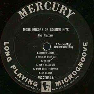 The Platters - More Encore Of Golden Hits 1960 - Quarantunes