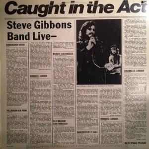 Steve Gibbons Band - Caught In The Act 1977 - Quarantunes