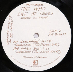 The Who - Live At Leeds 1970 - Quarantunes