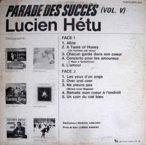 Lucien Hétu - Parade De Succès Vol. V 1966 - Quarantunes