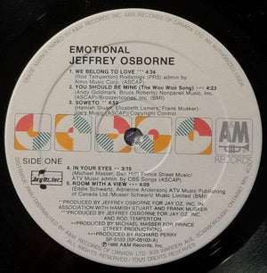 Jeffrey Osborne - Emotional (minty) 1986 - Quarantunes