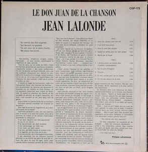 Jean Lalonde - Le Don Juan De La Chanson 1964 - Quarantunes