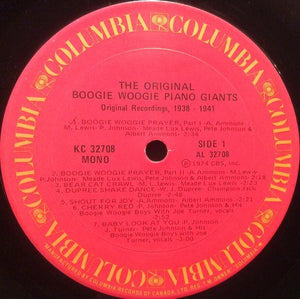 Various - The Original Boogie Woogie Piano Giants 1974 - Quarantunes