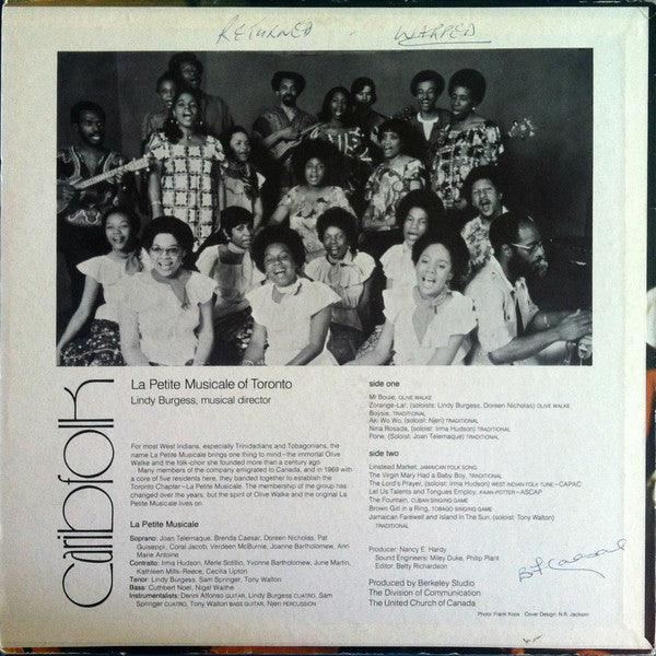 La Petite Musicale Of Toronto - Caribfolk 1977 - Quarantunes