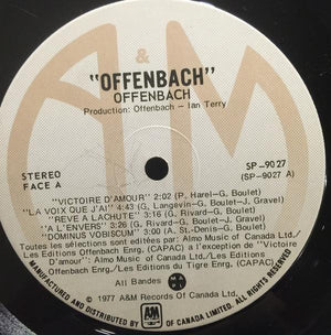 Offenbach - Offenbach 1977 - Quarantunes