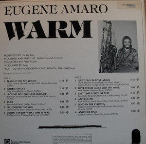 Eugene Amaro - Warm 1979 - Quarantunes