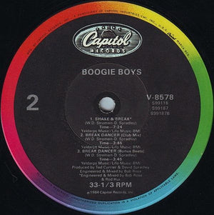 The Boogie Boys - Zodiac / Break Dancer / Shake And Break (12") 1984 - Quarantunes