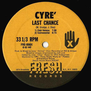 Cyré - Last Chance - 1987 - Quarantunes