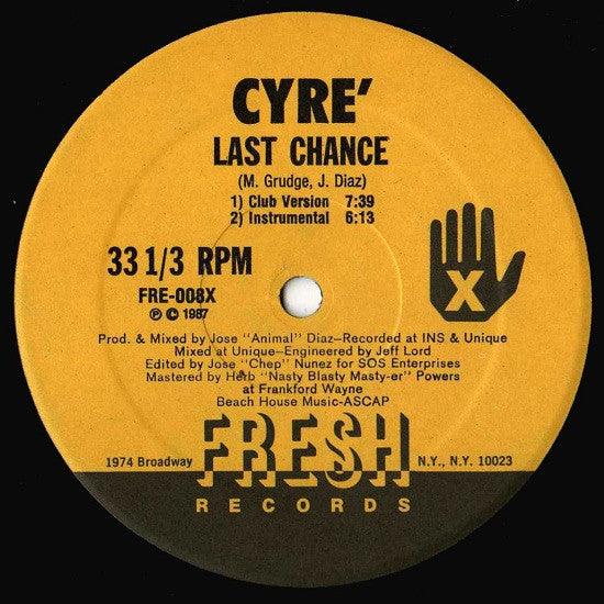 Cyré - Last Chance - 1987 - Quarantunes