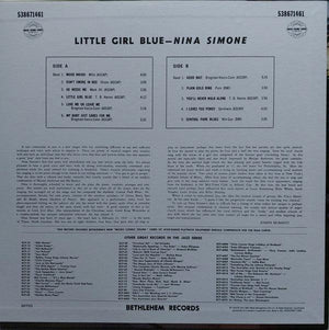 Nina Simone - Little Girl Blue (ltd, blue) 2021 - Quarantunes
