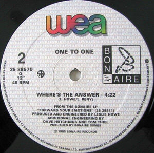 One To One - There Was A Time 1985 - Quarantunes