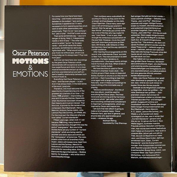 Oscar Peterson - Motions & Emotions (Ltd, Blue, Numbered) 2021 - Quarantunes