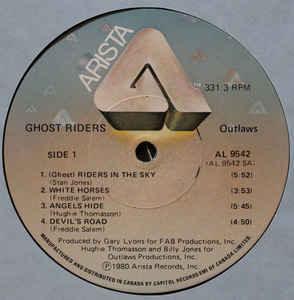 Outlaws - Ghost Riders 1980 - Quarantunes