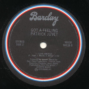 Patrick Juvet - Got A Feeling - 1978 - Quarantunes