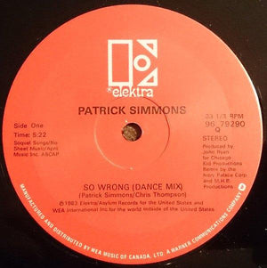 Patrick Simmons - So Wrong - 1983 - Quarantunes