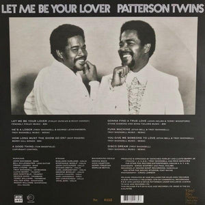 Patterson Twins - Let Me Be Your Lover - Quarantunes