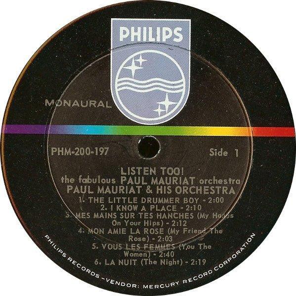 Paul Mauriat & His Orchestra - Listen Too!: The Fabulous Paul Mauriat Orchestra 1965 - Quarantunes
