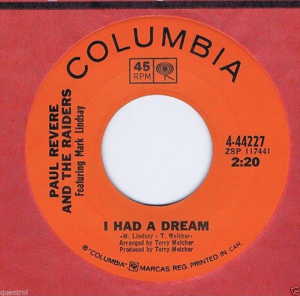 Paul Revere And The Raiders - I Had A Dream / Upon Your Leaving 1967 - Quarantunes