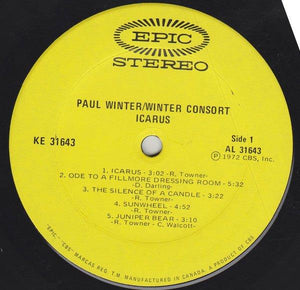 Paul Winter / Winter Consort - Icarus 1972 - Quarantunes