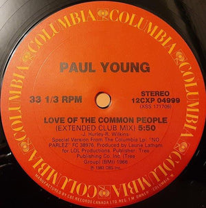 Paul Young - Love Of The Common People / Come Back And Stay (12") 1983 - Quarantunes