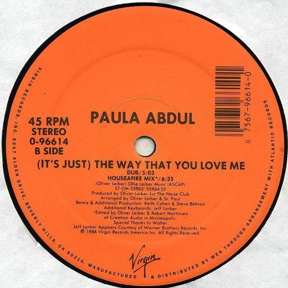 Paula Abdul - (It's Just) The Way That You Love Me - Quarantunes