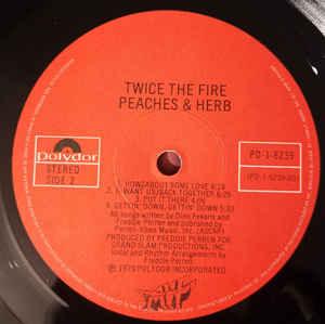 Peaches & Herb - Twice The Fire (minty) 1979 - Quarantunes
