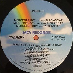 Pebbles - Mercedes Boy (12" Version) - Quarantunes