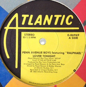 Penn Avenue Boys & Ralphael - Lover Tonight (12") 1983 - Quarantunes