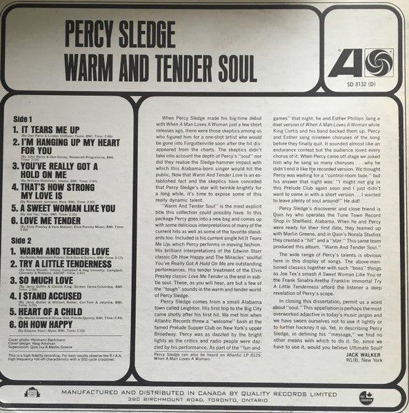 Percy Sledge - Warm & Tender Soul 1966 - Quarantunes