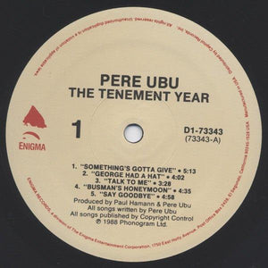 Pere Ubu - The Tenement Year 1988 - Quarantunes