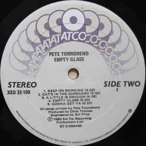 Pete Townshend - Empty Glass 1980 - Quarantunes