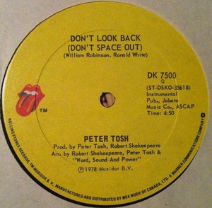 Peter Tosh - (You Got To Walk And) Don't Look Back (12") 1978 - Quarantunes