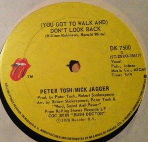 Peter Tosh - (You Got To Walk And) Don't Look Back (12") 1978 - Quarantunes