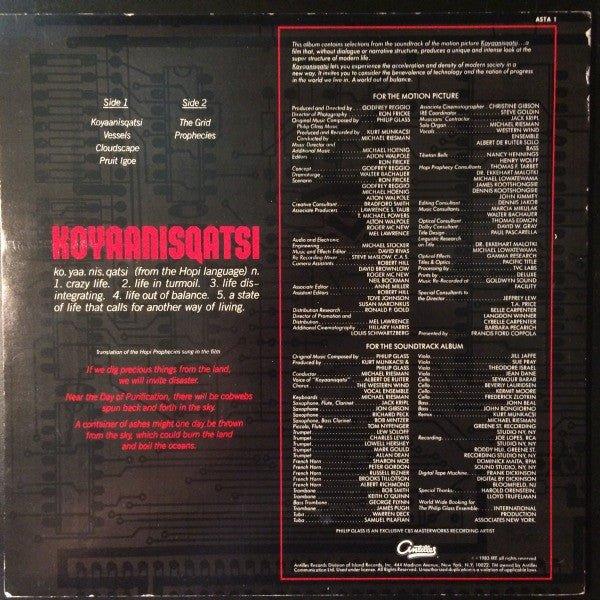 Philip Glass - Koyaanisqatsi (Original Soundtrack Album From The Motion Picture) 1983 - Quarantunes